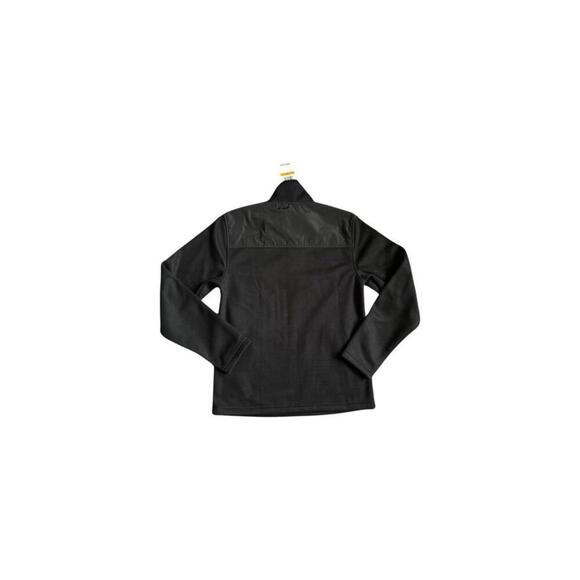 Mens Spyder  Collared Pullover Black Size Small Front Pocket Logo NWT - Picture 2 of 5